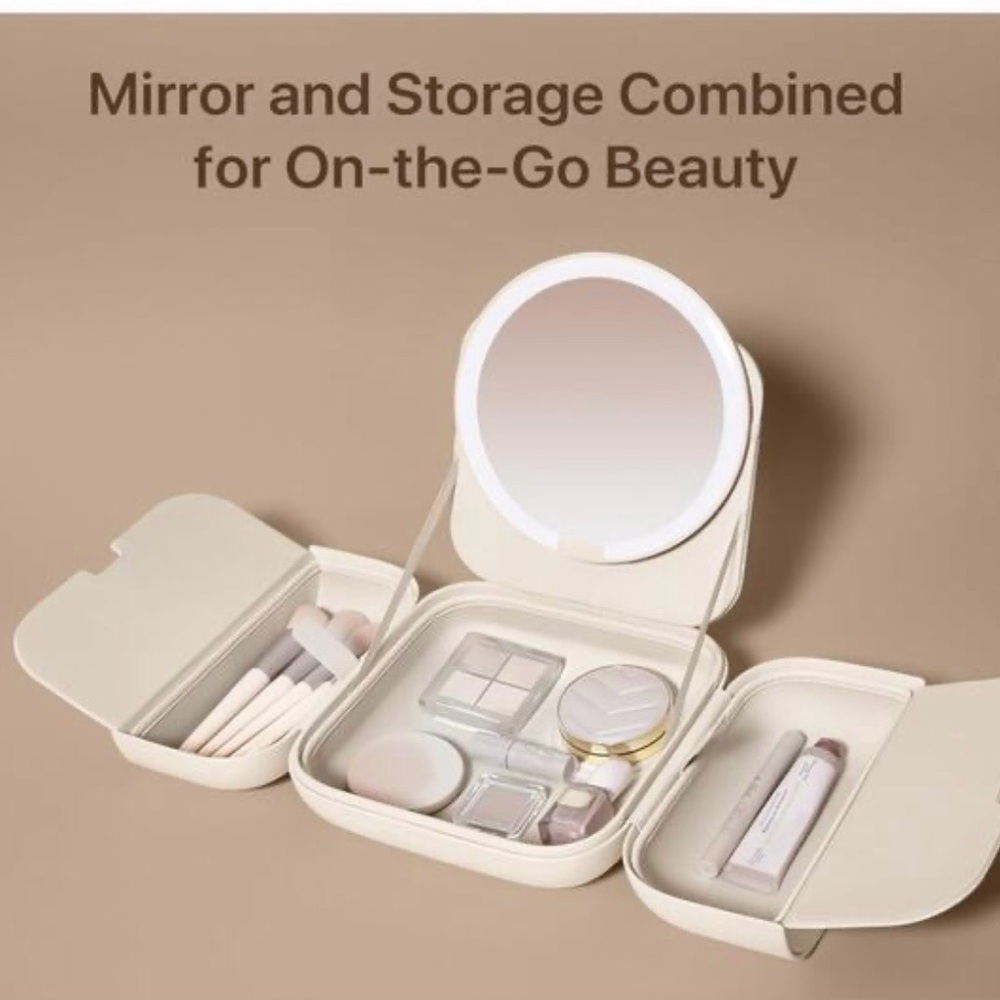 Amorous M1 Travel Makeup Bag with LED Mirror Case